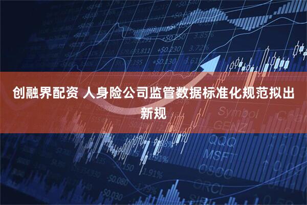 创融界配资 人身险公司监管数据标准化规范拟出新规