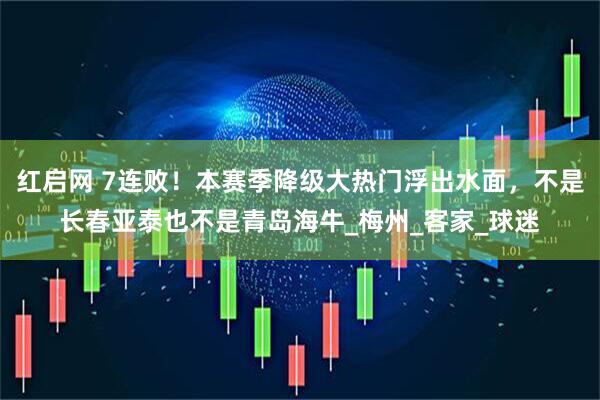 红启网 7连败！本赛季降级大热门浮出水面，不是长春亚泰也不是青岛海牛_梅州_客家_球迷
