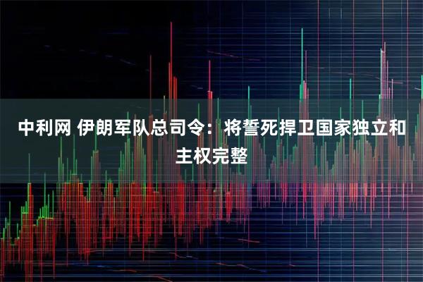 中利网 伊朗军队总司令：将誓死捍卫国家独立和主权完整